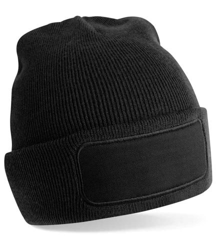 Beechfield Recycled Original Patch Beanie - BLK - ONE